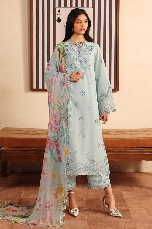 chinese dress ladies Maryum & Maria Aqua Skin Fancy Lawn Dress main image 0