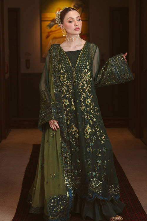 chiffon dresses pk NAQSHI Chiffon Dresses Embroidered Wear